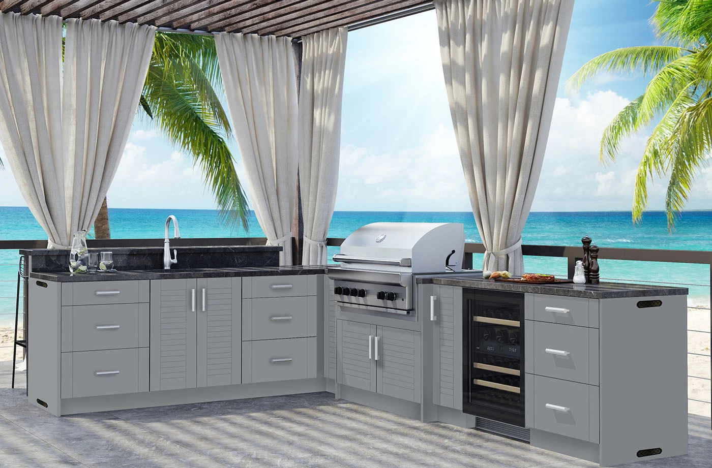 Naples &mdash; Slate Gray (kitchen)