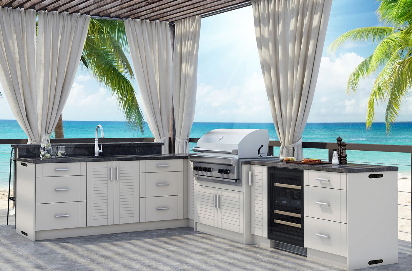 Naples &mdash; Dolphin Gray (kitchen)