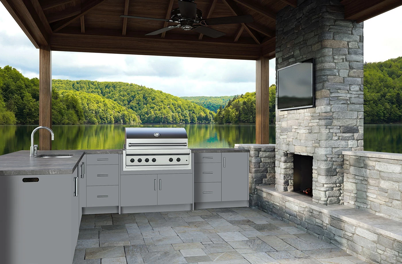 Miami &mdash; Slate Gray (kitchen)