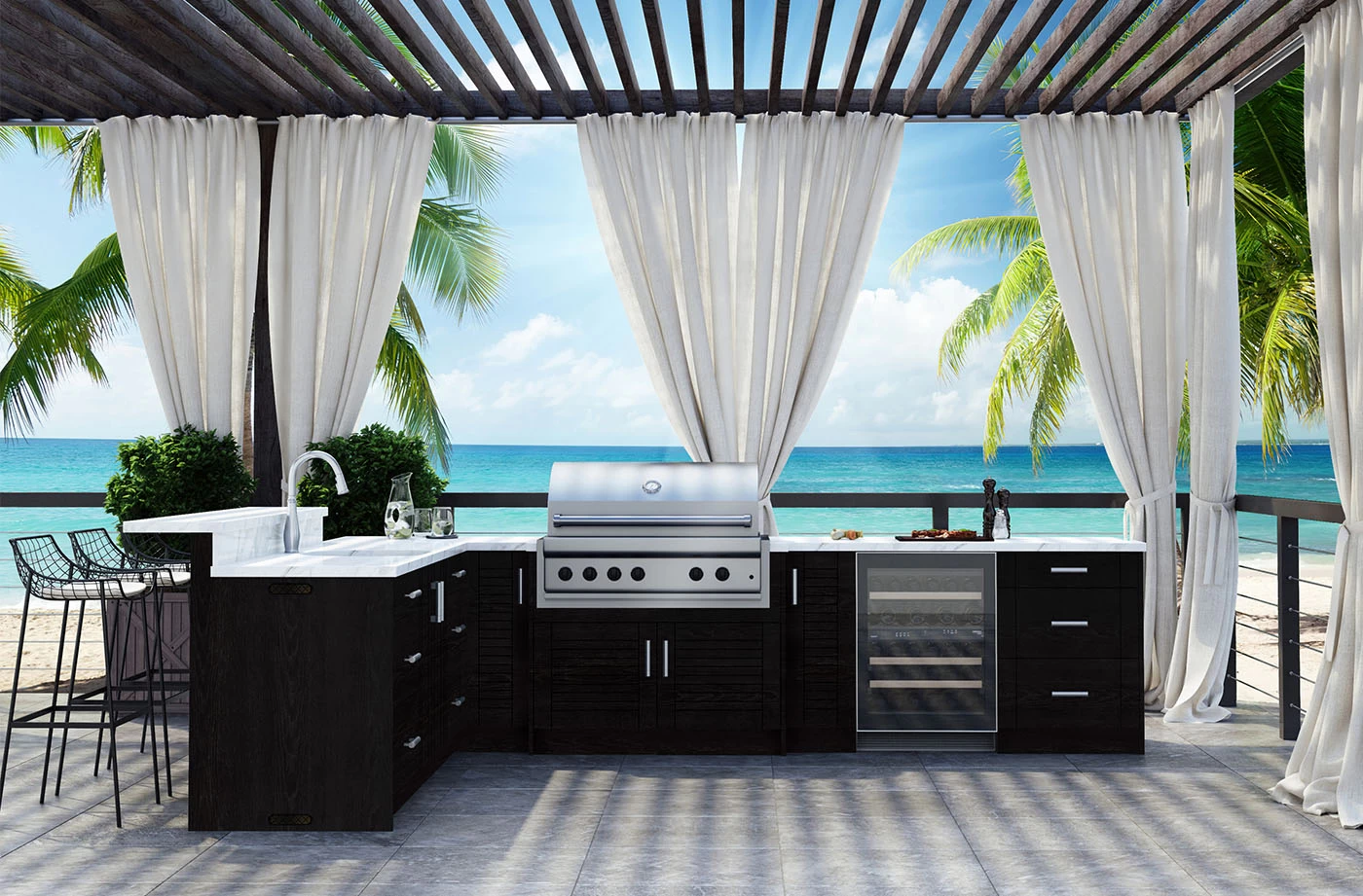 Naples &mdash; Black (kitchen)
