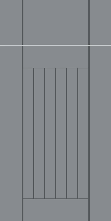 Bonita &mdash; Slate Gray (Door & Drawer)